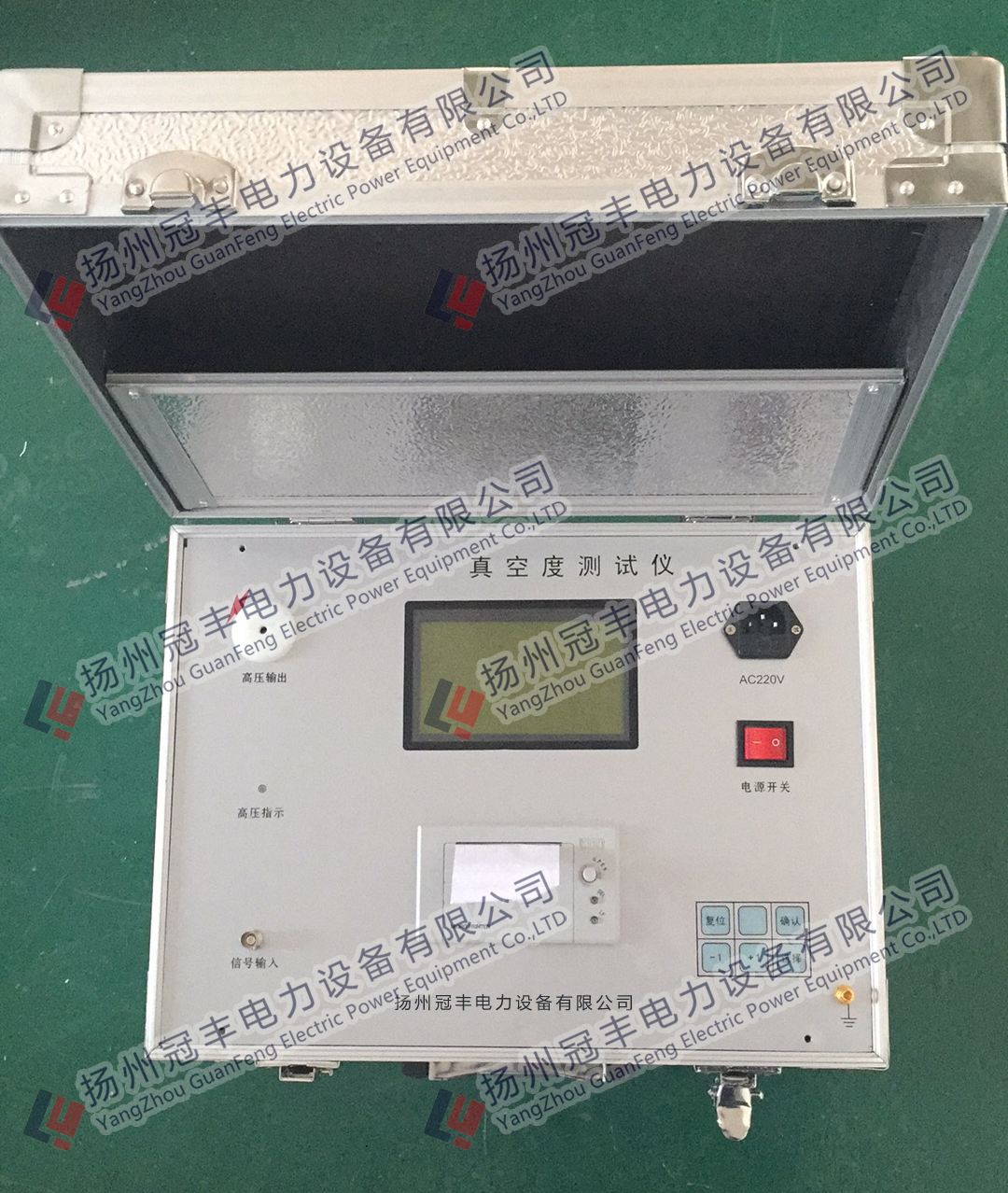 ZKD-IV真空开关真空度测试仪 技术参数 1、真空度测量范围: 9.999×10-1~1×10-5 2、离子电流测量范围: 9.999×10-1~1×10-7 3、测量误差: ∠10% 4、测量分辨率: 10-5Pa 5、允许环境温度: -20~50 6、空气湿度: ≤80%RH 7、电源: AC220V50Hz±10% 8、外形尺寸: 430×300×215(mm) 9、高压输出: 脉冲30KV