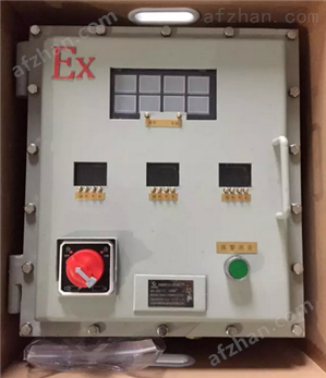BXK-11KWPLC帶視窗觸摸屏雙泵輪換防爆控制箱